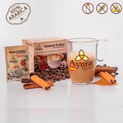Ayura herbal Capuchino Ganoderma Canela Stevia 10 sobres