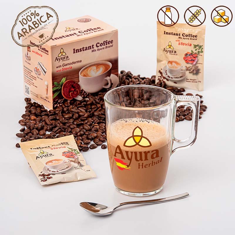 Ayura herbal Capuchino-Ganoderma Stevia 10 Sobres en España
